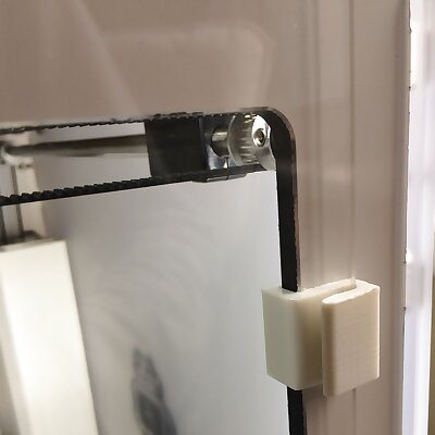 Ultimaker 2 and 2 front window clip