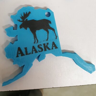 AlaskaMoose Key chain