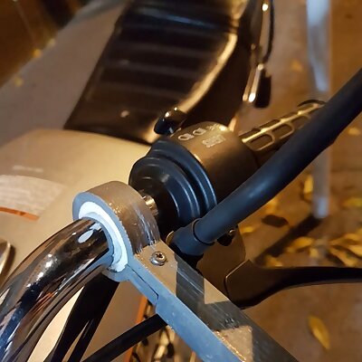 Flexible Motorcycle handlebar adapter 22mm to 28mm
