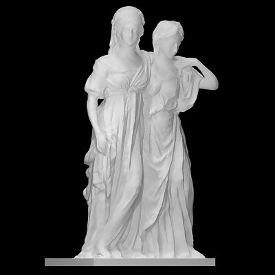 Double statue of the princesses Luise and Friederike of Prussia