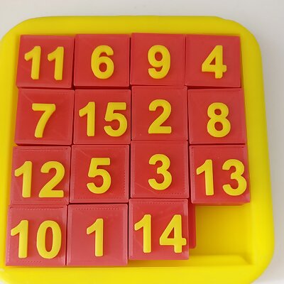 Slide Puzzle Numbers XL