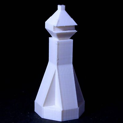 Chess bishop BOARDGAMED3D