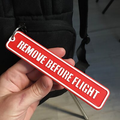 Remove before flight tag Concorde Edition