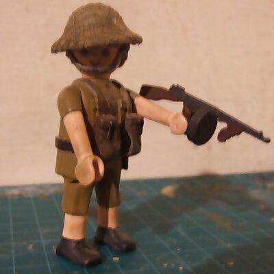 Playmobil Compatible Tommy Gun UK