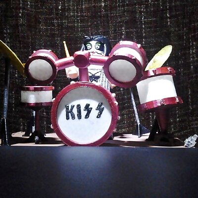 LEGO GIANT MASTER OF ROCK KISS DRUMS