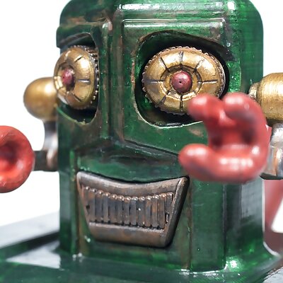 alfred the smiling vintage robot