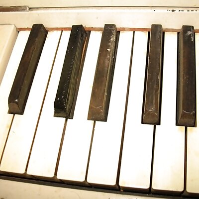 Piano key repair
