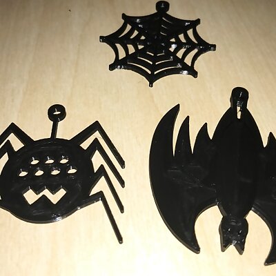 Halloween fun Earrings Jewellery Web Bat Spider