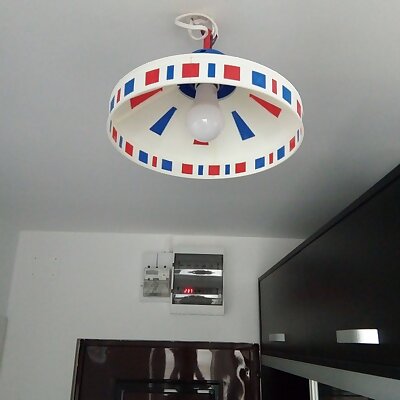 DIY UFO Circus Lamp
