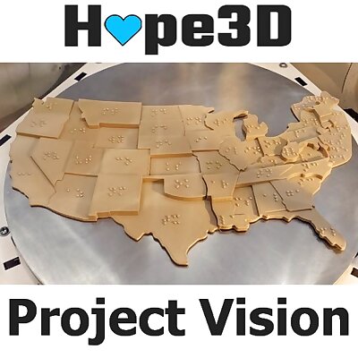 Project Vision USA Braille Map
