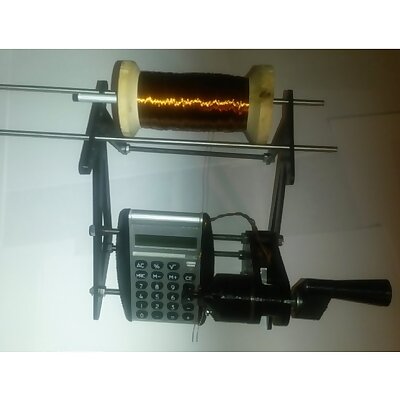 Magnet wire coil winder
