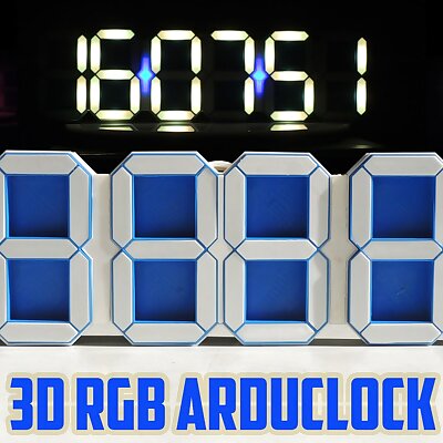 3D RGB ARDUCLOCK