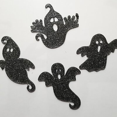 Halloween Ghost Silhouettes