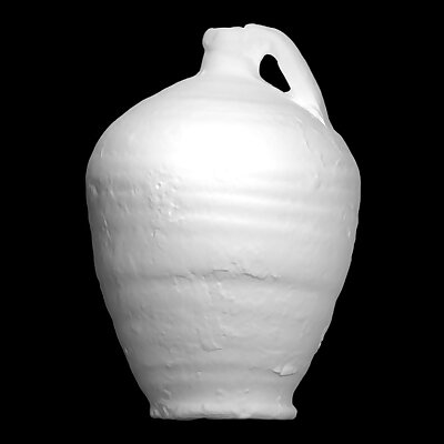 Jug with handle and ring base