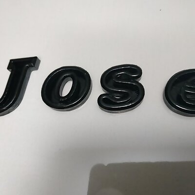 Letters name Jose