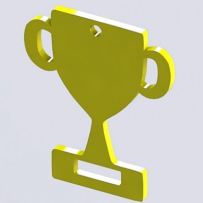 Trophy for Keychain or pendant