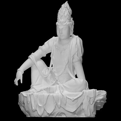Avalokiteshvara Bodhisattva in the WaterMoon Form Shuiyue Guanyin