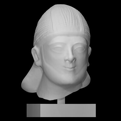 Head of male votary