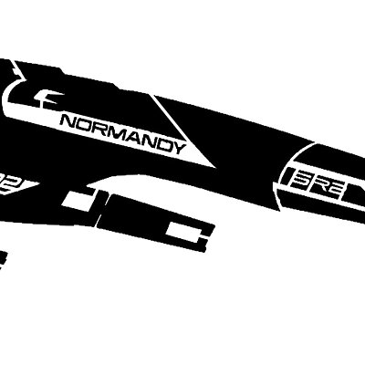 Stencil Mass Effect Normandy