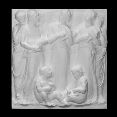 Relief of Laudate Dominum Psalm 150 410