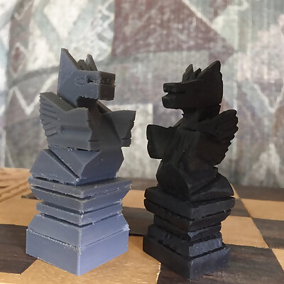 Homemade Chess Set Knight