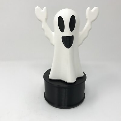 Animated  Illuminated Happy Ghost