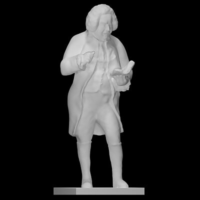 Memorial statue of Samuel Johnson