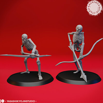 Undead Skeleton Archers  Tabletop Miniature