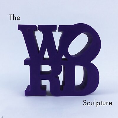 WORD Sculpture