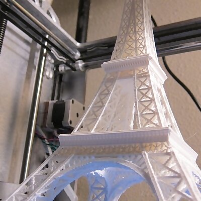 Eiffel Tower Scaled 3x printed on Ultimaker