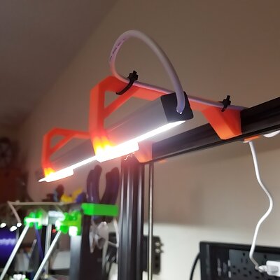 Ender 3 LED light bar holder