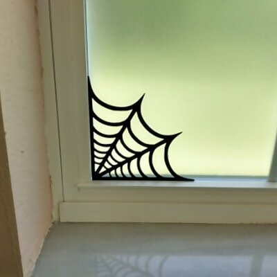 Spider window web