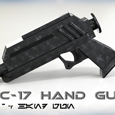 DC17 Handgun Clone Wars Animated Version