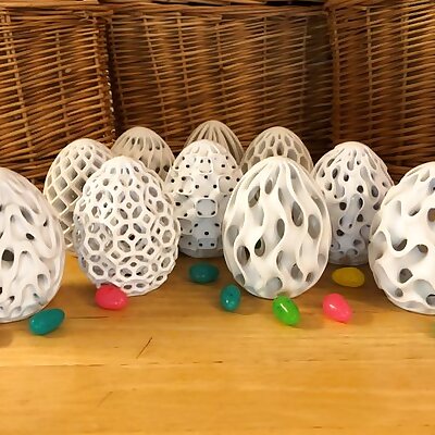 Ten Easter Eggshells