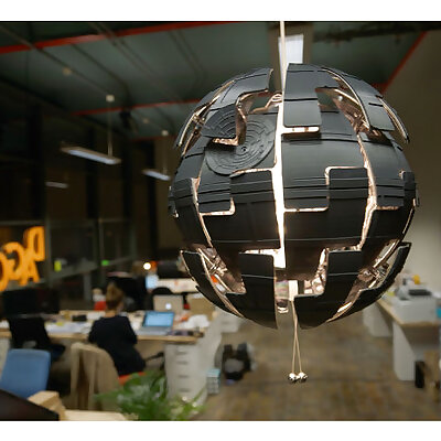 Death Star for Ikea lamp PS 2014