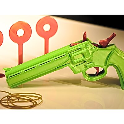 3D Printed Rubber Band Gun