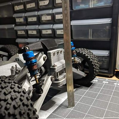 3D Printed RC Car V3  Tarmo3  Front Parts 13