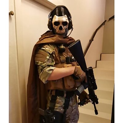 Ghost Mask from Modern Warfare 2019