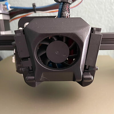 MBOT3D MK2 Remix Ender7 style fan duct with dual 4010 fans