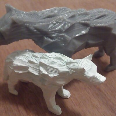 Low Poly DireWolf  Game of Thrones