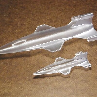 SinglePerimeter Rocket Plane for Seamless Spiral Printing
