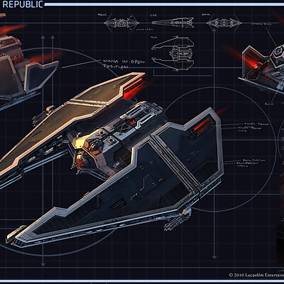 Star Wars The Old Republic Sith ship