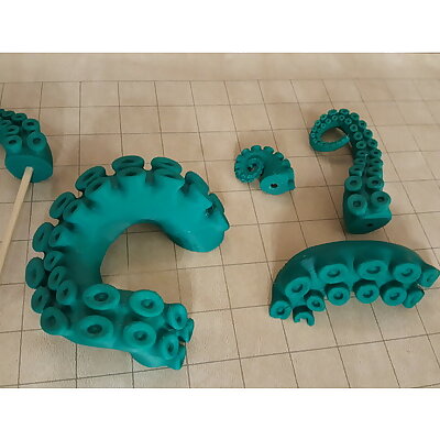 Octopus tentacle cake toppers