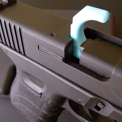 9 mm Chamber Safety Flag for Glock handgun  press check