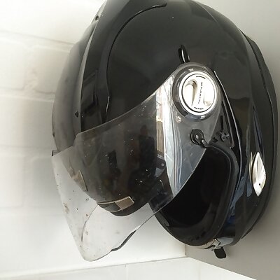 motorcycle helmet wall bracket