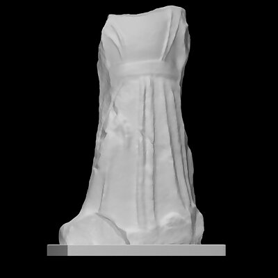 Torso of a female statue