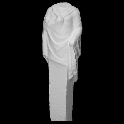 Hermaic stele with himation
