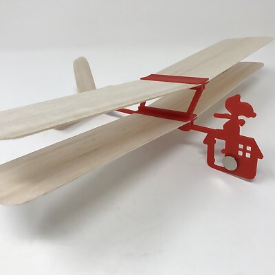 Red Baron II Hand Launched Biplane Glider