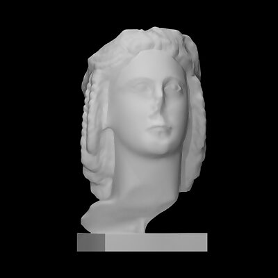 Head of wreathed youth