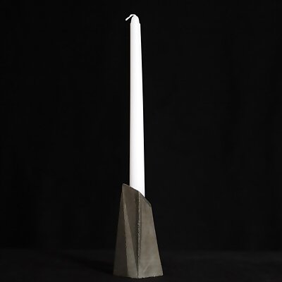 Faceted Geometric Candle Holder  Concrete Mould